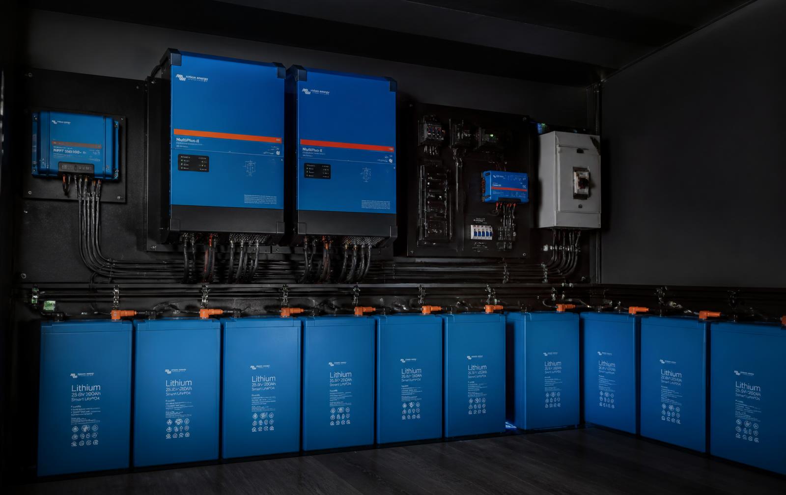 Victron Quattro and MultiPlus inverters with a large lithium battery bank